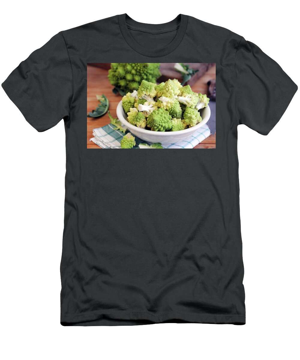 A Bowl of Romanesco Cauliflower Florets Mario Matassa T-Shirt