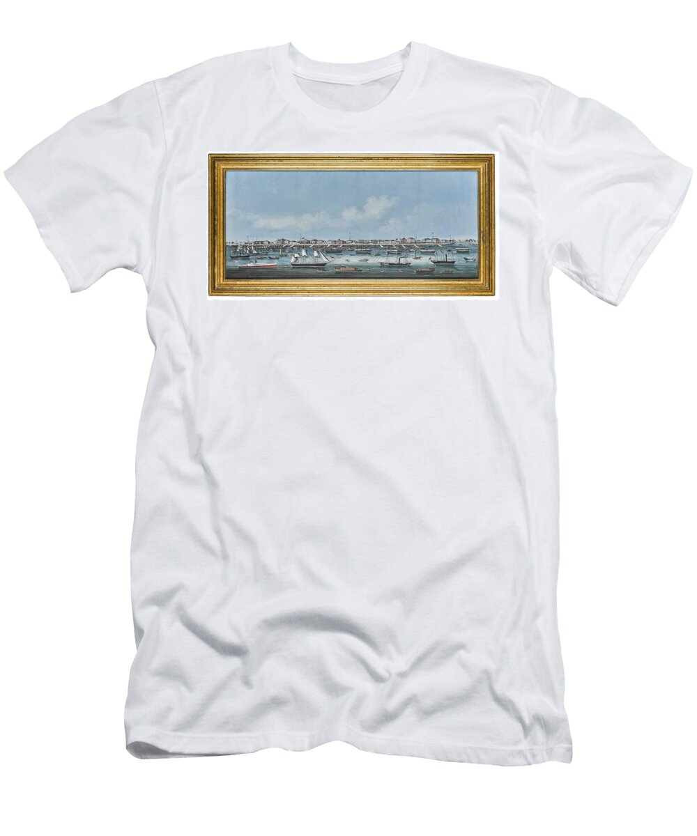 A Chinese School Painting of the Bund At Shanghai Celestial Images T-Shirt
