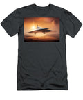 A De Havilland Quantum Sonic Airliner Lands and Takes Off At the Same Moment At New Heathrow Ian Hutson T-Shirt