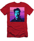 A Digital Art Portrait of a Man with a Surprised Expression Arthur Wither T-Shirt