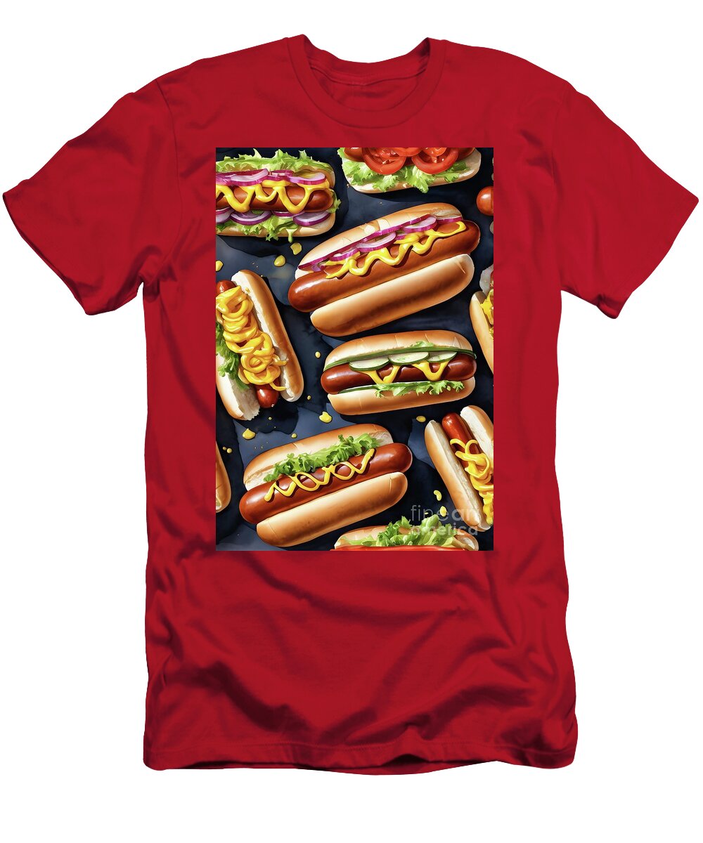 A Feast of Hotdogs Sen Tinel T-Shirt