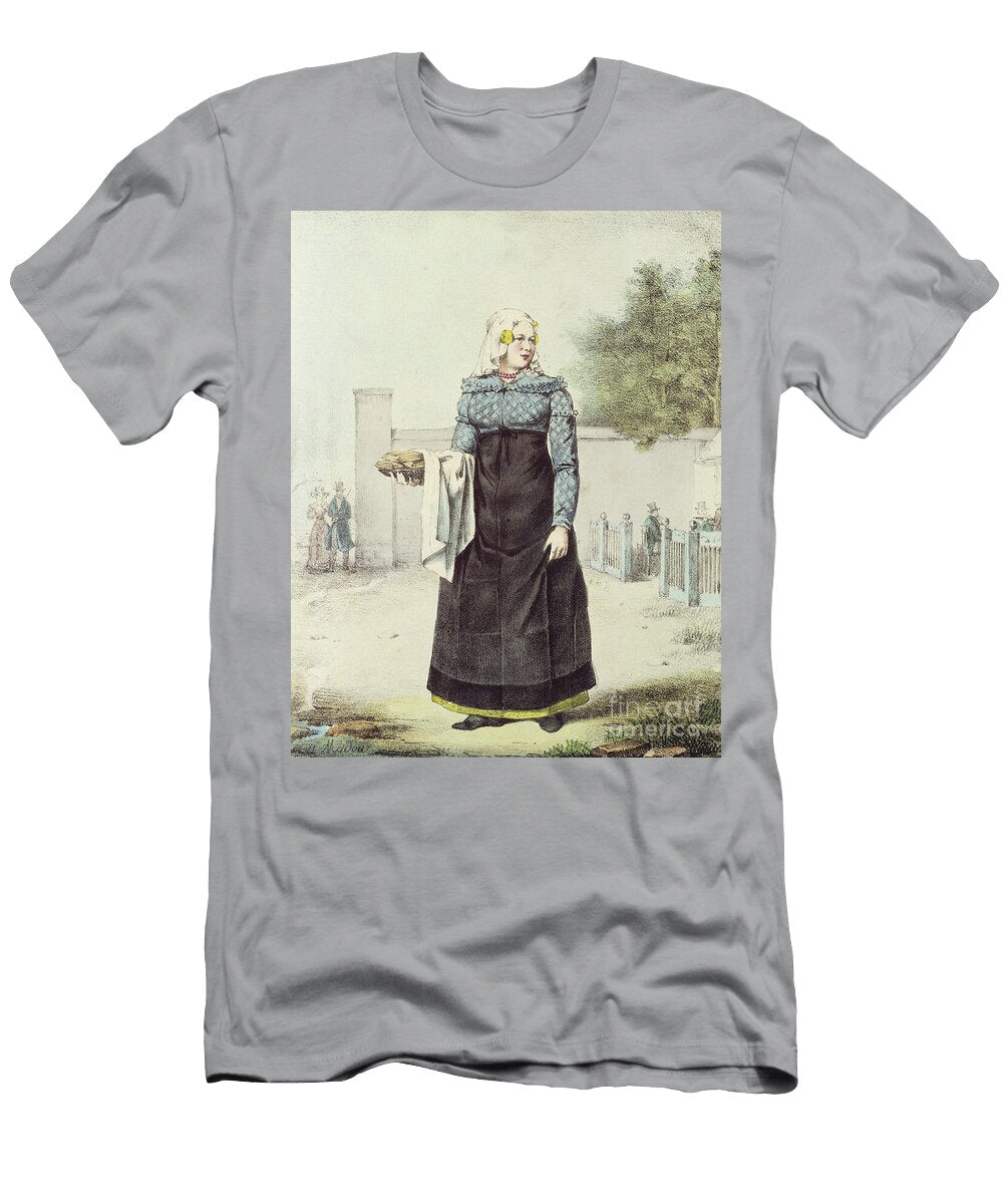 A Frisian Waffle Seller Jean Baptiste Madou T-Shirt