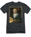 A Girl Holding Pancakes in a Feigned Stone Window Werner Van Den Valckert T-Shirt