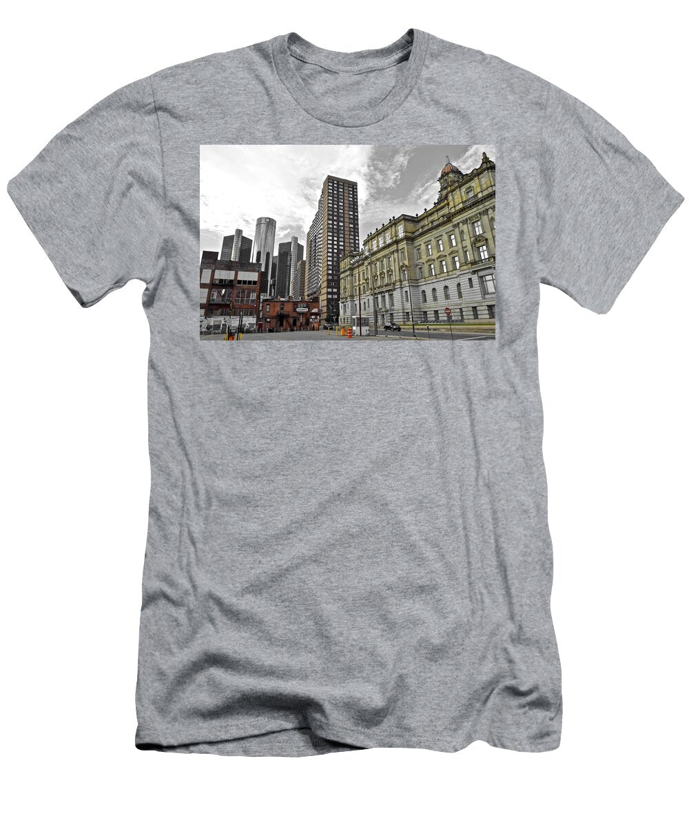 A Gray Day in Detroit Frozen in Time Fine Art Photography T-Shirt