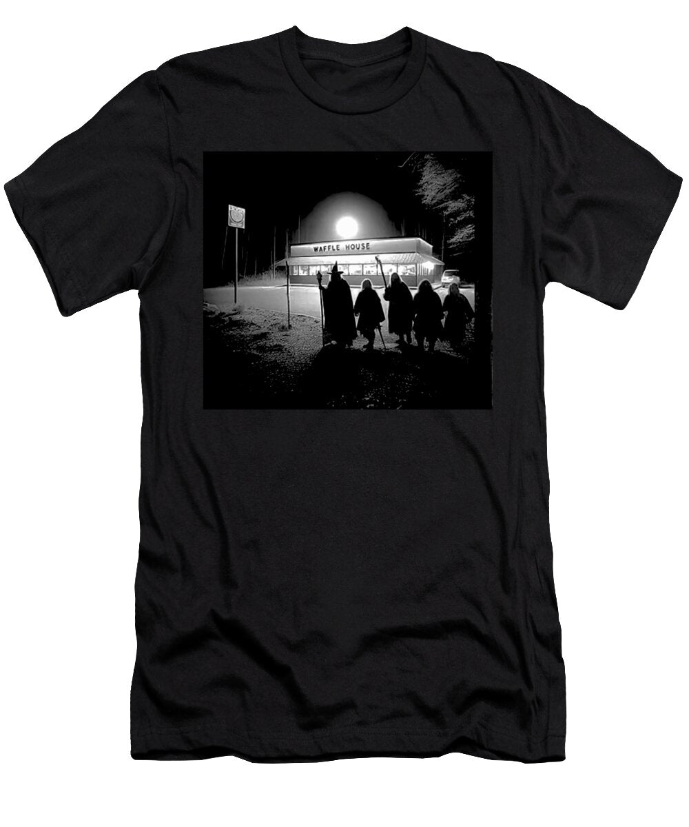 A Group of Wizards Discover Waffle House Philip Turner T-Shirt