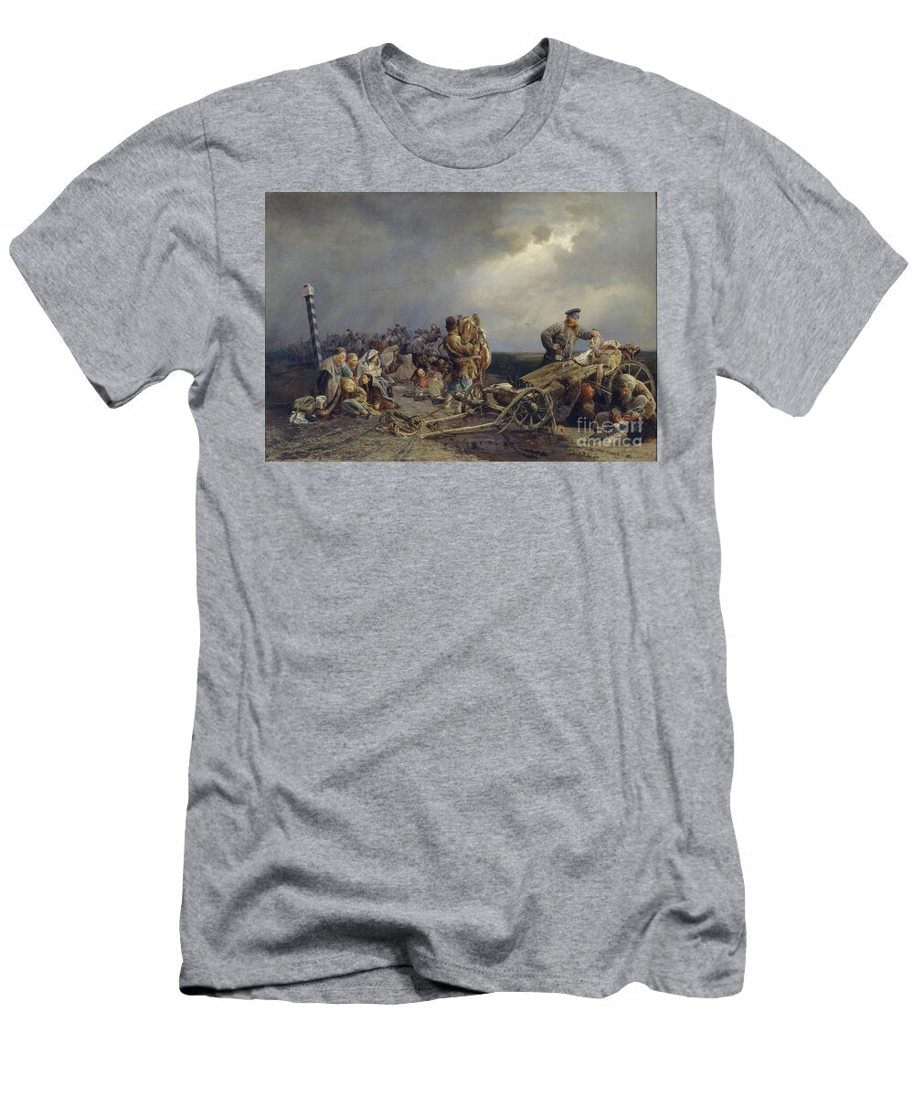 A Holt of the Prisoners 1861 Valeri Ivanovich Jacobi T-Shirt