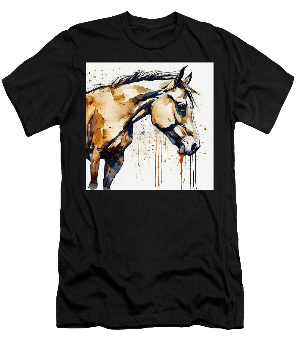 A Horse Eat Burritos Food Adrien Efren T-Shirt