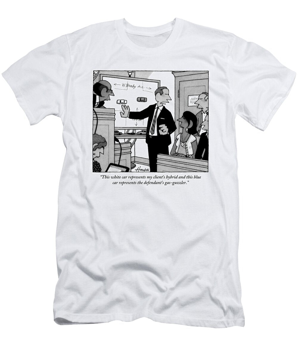 A Lawyer Goes Through His Exhibit Conveying William Haefeli T-Shirt