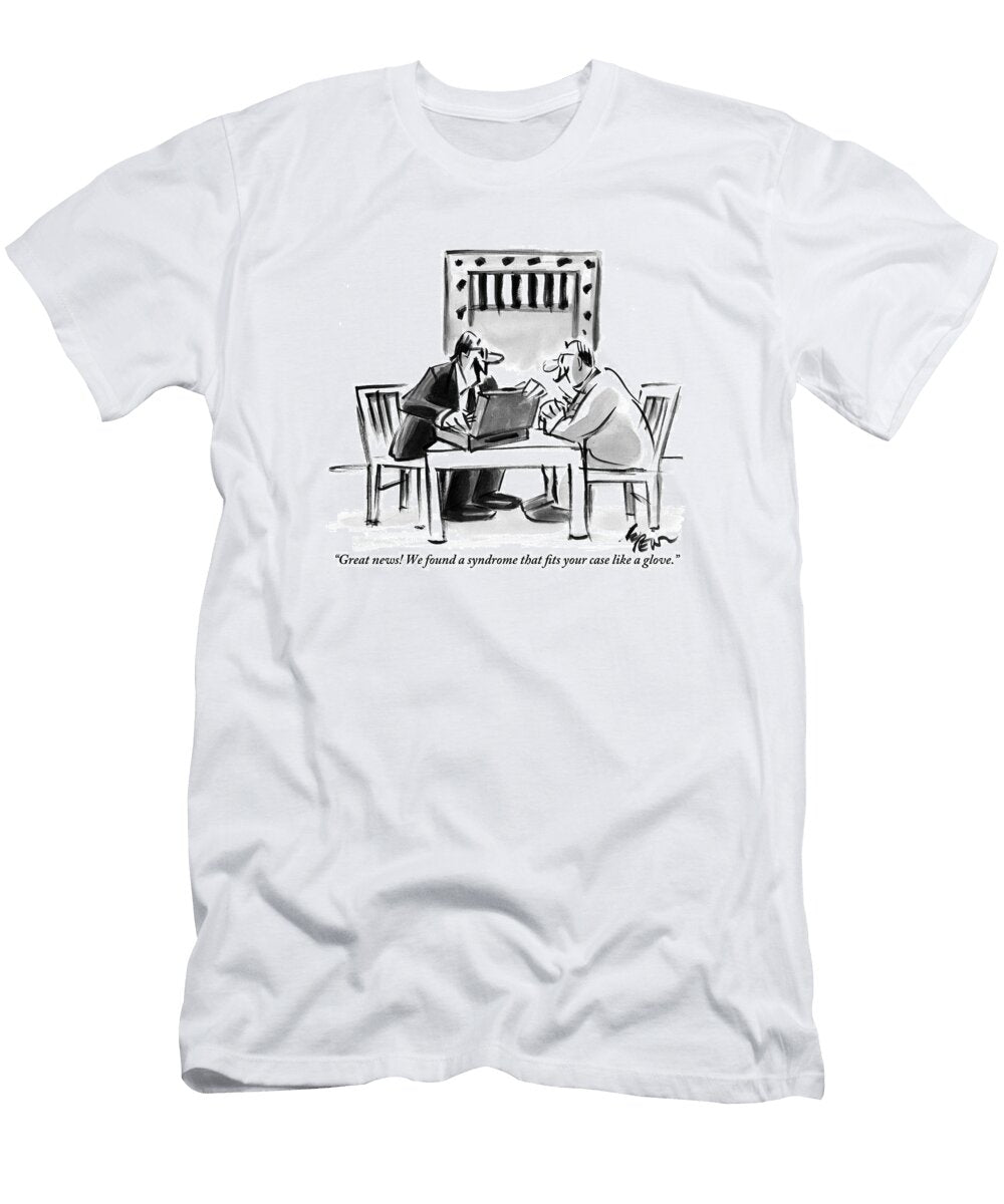 A Lawyer Is Seen Speaking with a Man in a Prison Lee Lorenz T-Shirt