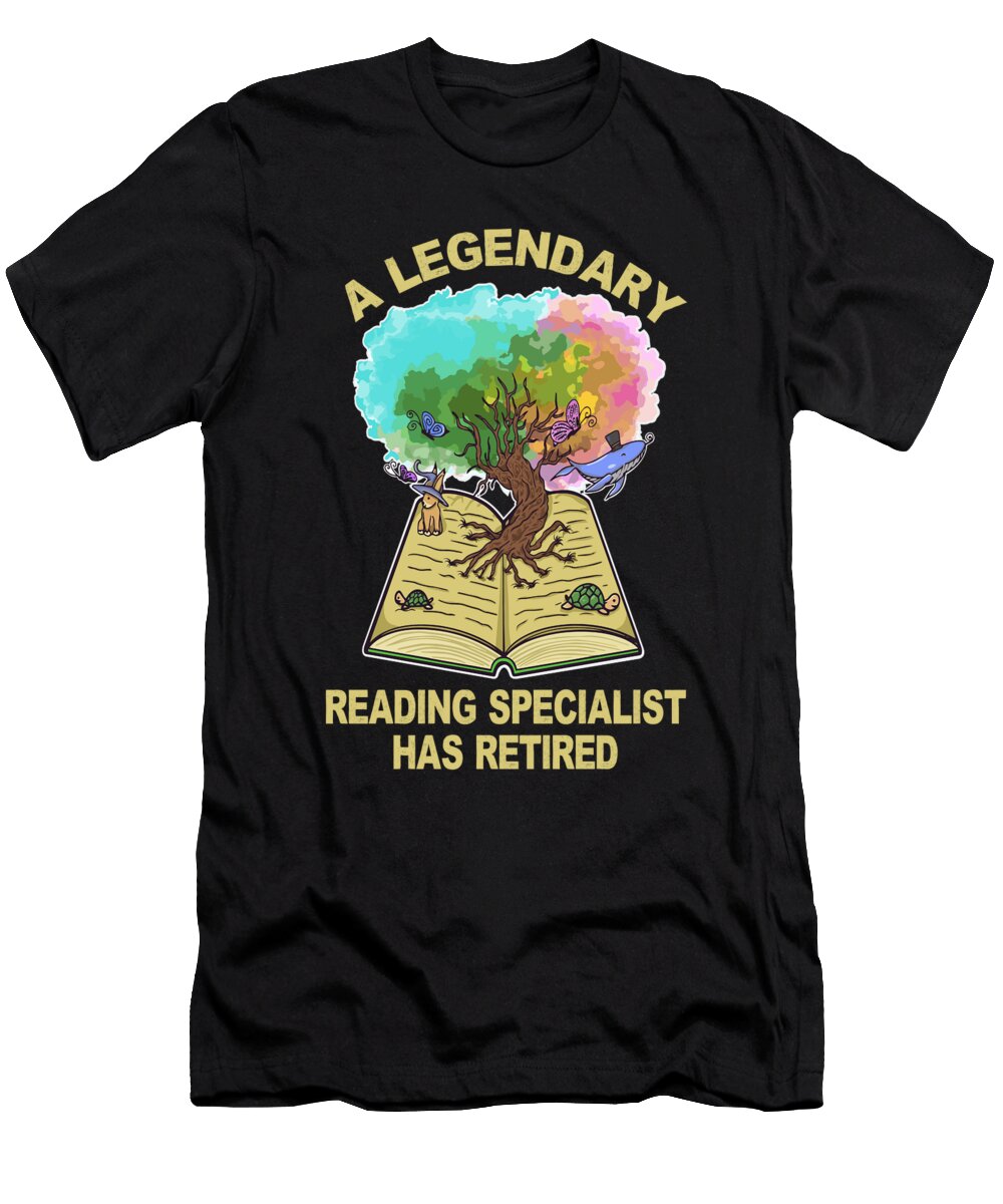 A Legendary Reading Specialist Has Retired Librarian Bookish Maximus Designs T-Shirt