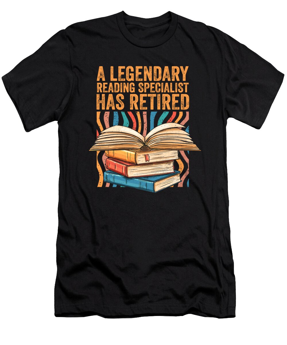 A Legendary Reading Specialist Has Retired Librarian Maximus Designs T-Shirt
