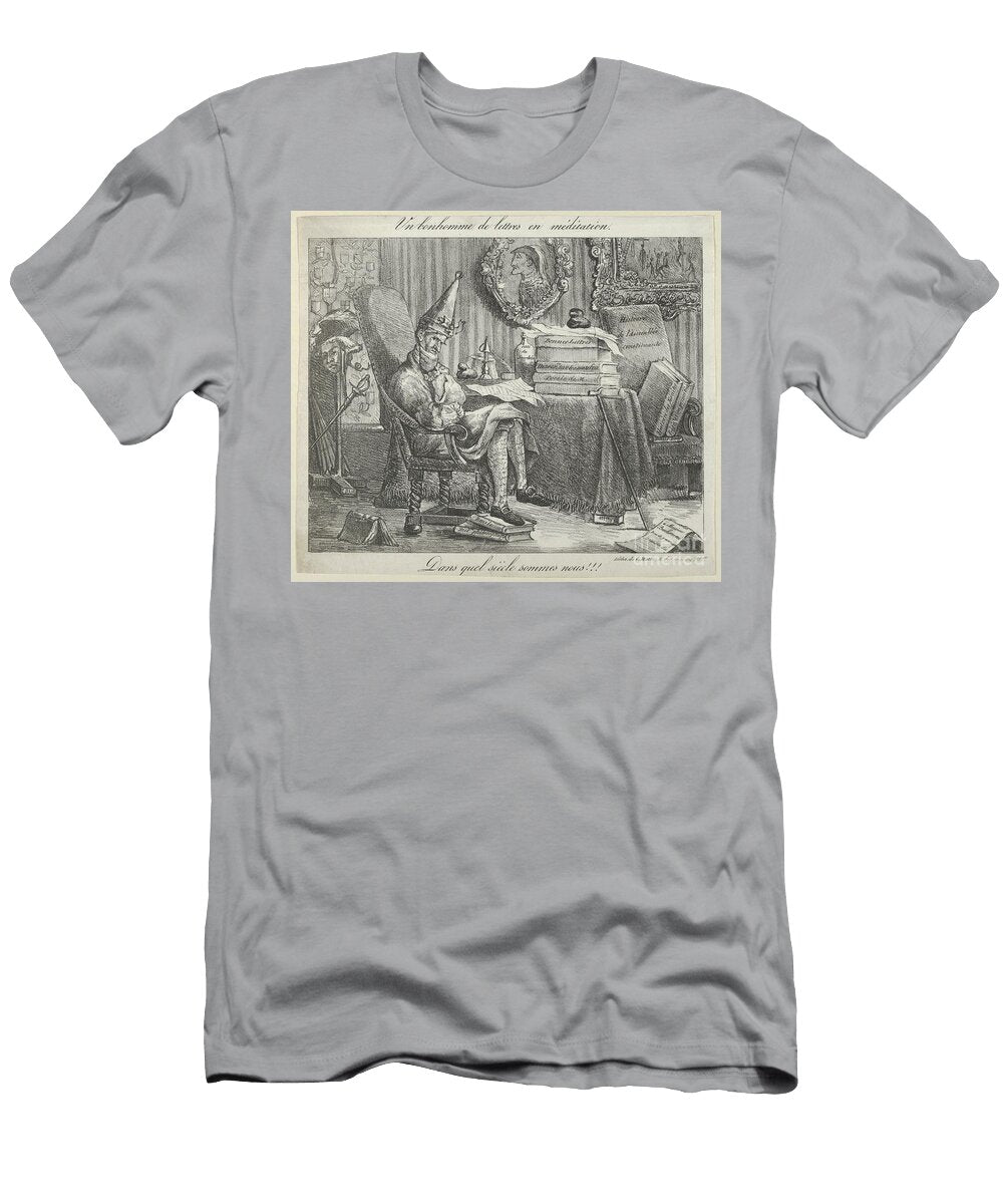 A Literary Fellow Meditating1821 Shop Ability T-Shirt