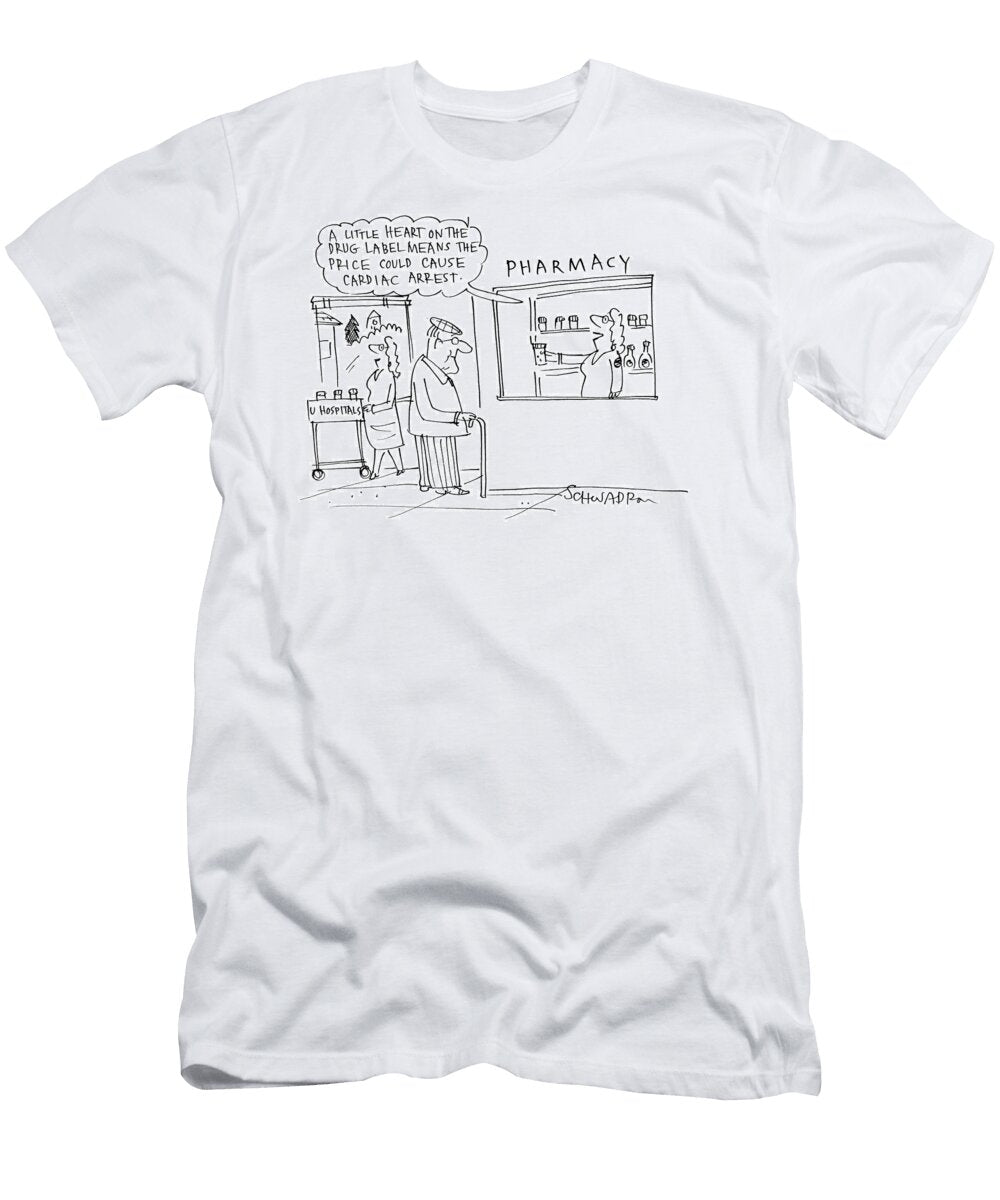 A Little Heart on the Drug Label Means the Price Harley Schwadron T-Shirt