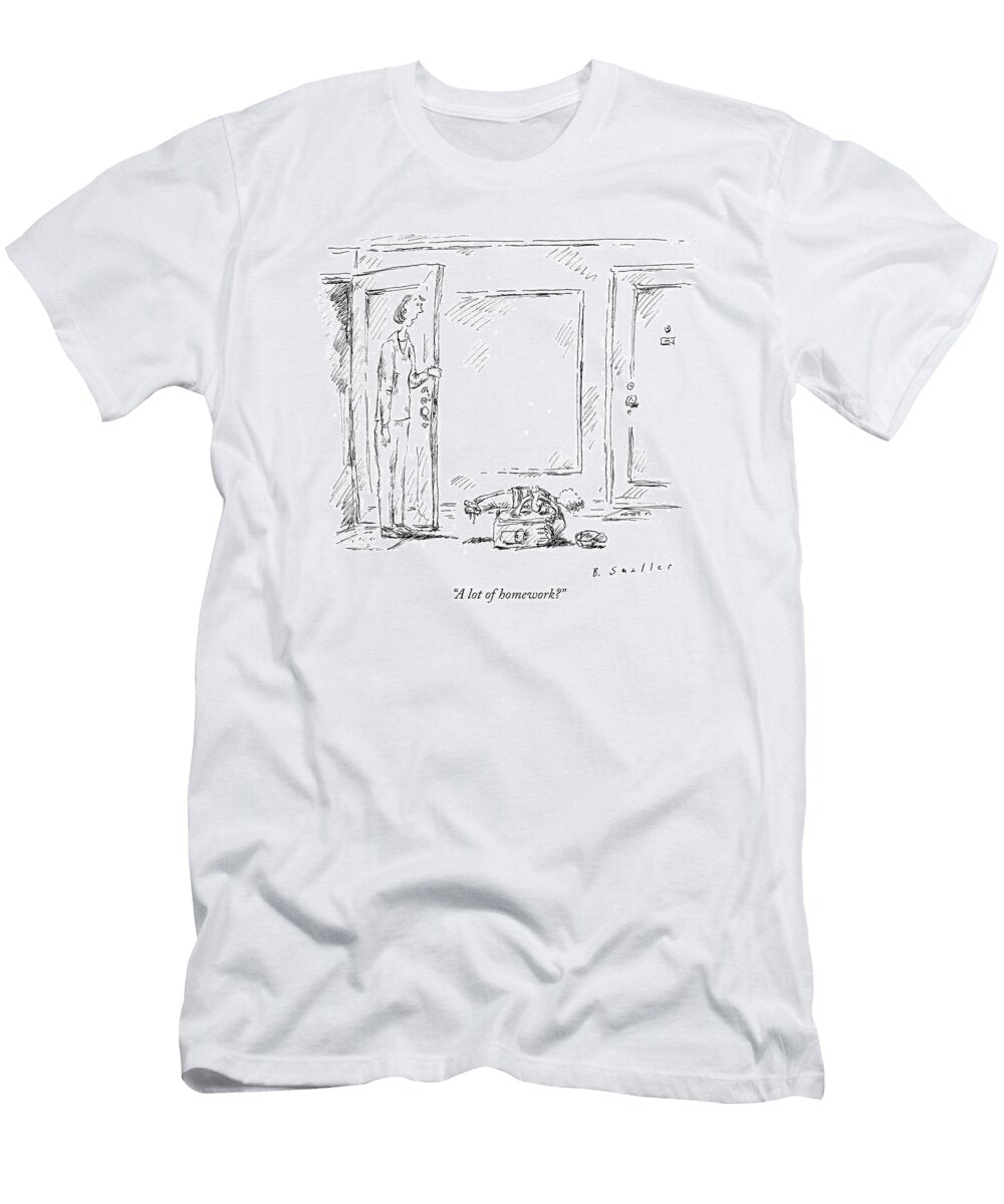 A Lot of Homework Barbara Smalle T-Shirt