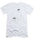 A Man Filling Up His Coffee Pot with His Brain As a Coffee Seth Fleishman T-Shirt