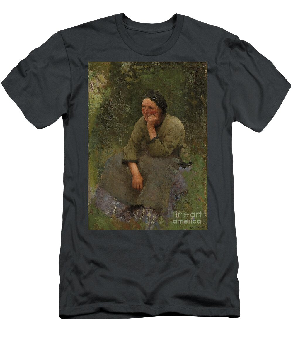 A Moments Rest 1882 George Clausen T-Shirt