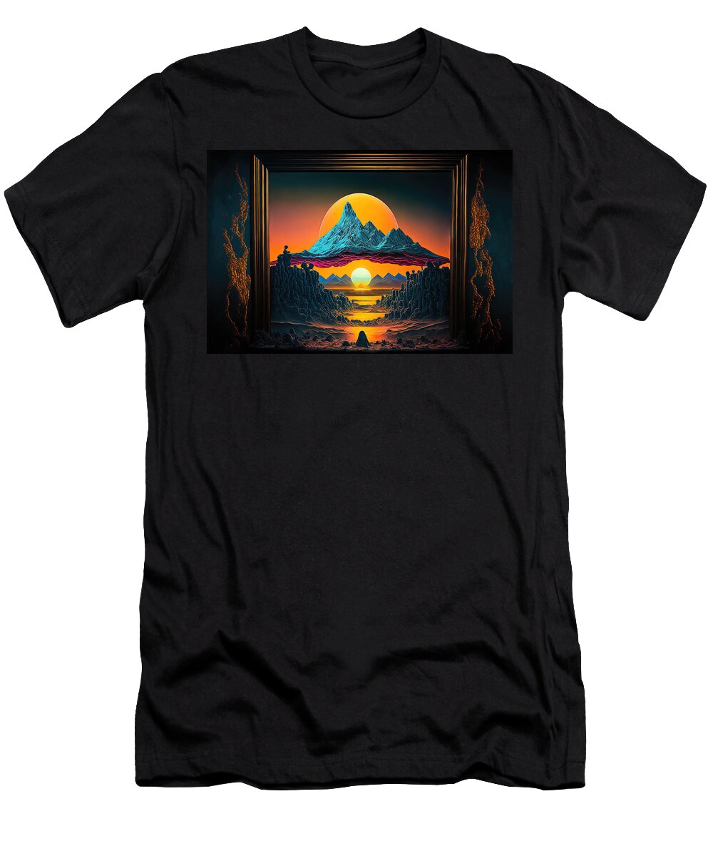 A Monument to Surrealism Meets Retro Future Paul Konschake T-Shirt