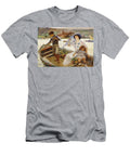 A Mother and Child Being Ferried Across a River with a Town Beyond 1913 Paul Michel Dupuy T-Shirt