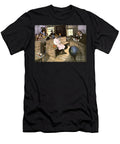 A New Student At the Centre of Attention in the Classroom of a School Around 1900 Colour Engraving of the 19th Century American School T-Shirt