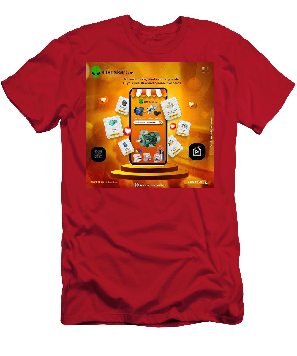 A One Stop Integrated Solution Provider All Your Industrial and Commercial Needs Aliens Kart T-Shirt