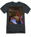 A Plumber Working on a Overhead Pipe Ron Koeberer T-Shirt
