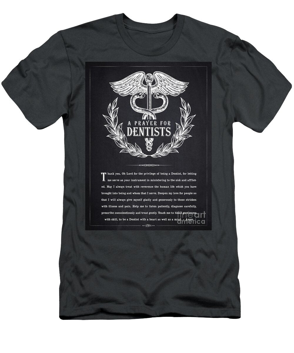 A Prayer for Denists Charcoal Aged Pixel T-Shirt
