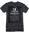 A Prayer for Pharmacists Charcoal Aged Pixel T-Shirt