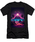 A Pyramid in the Neon Sands Paul Konschake T-Shirt