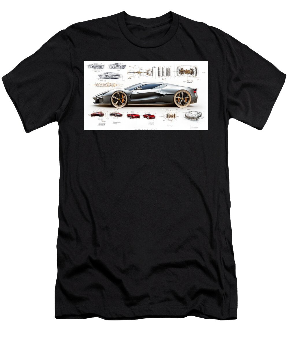 A Renaissance Study of Electric Speed Frederick Vellani T-Shirt