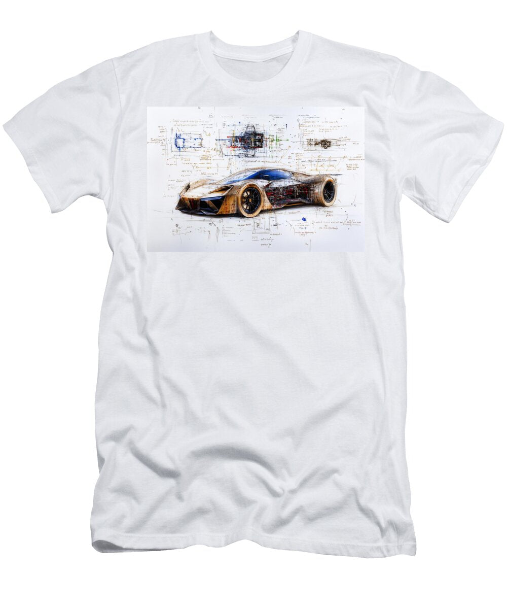 A Renaissance Study of the Czinger 21c Frederick Vellani T-Shirt