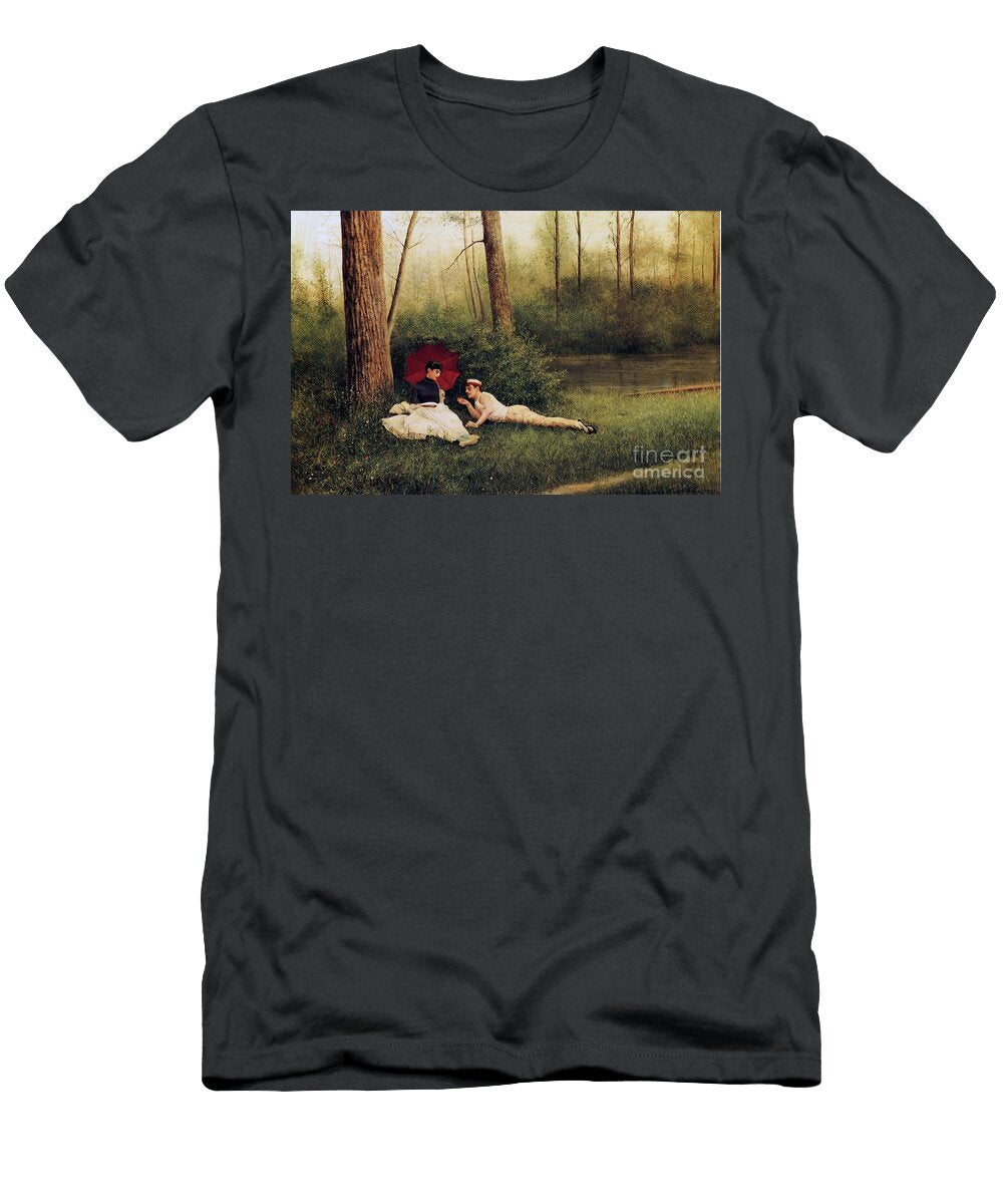 A Rest After Boating 1885 Georges Croegaert T-Shirt
