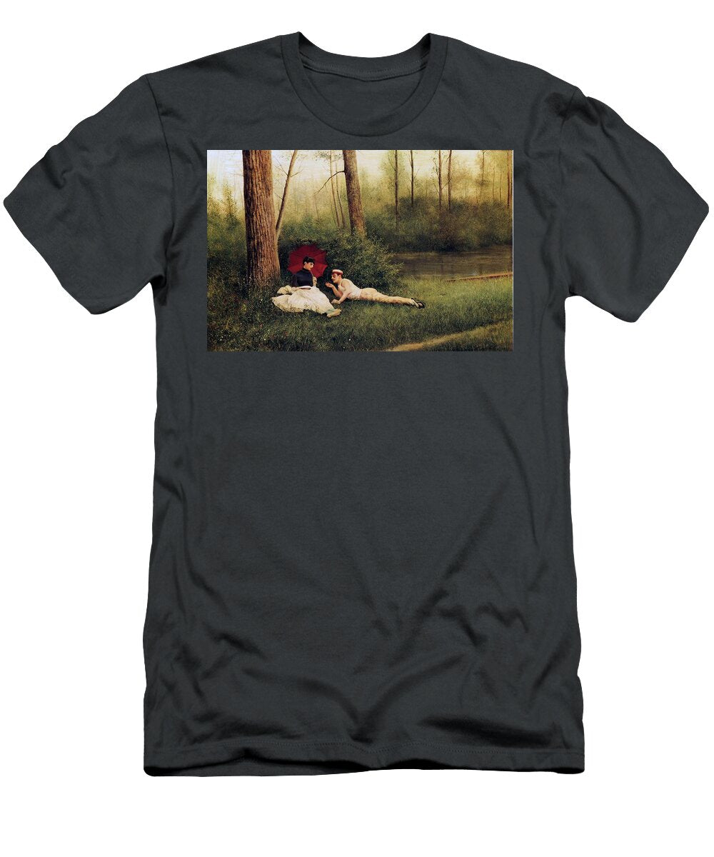 A Rest After Boating Georges Croegaert T-Shirt