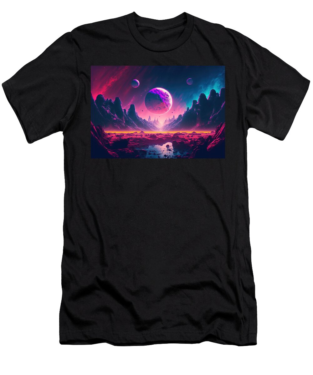 A Retrospective on the Stellar Scapes of the Cosmos Paul Konschake T-Shirt