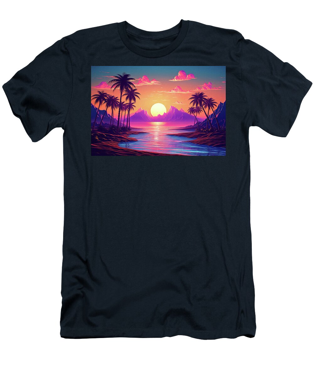 A Scenic Sunset 04 Am Fineartprints T-Shirt