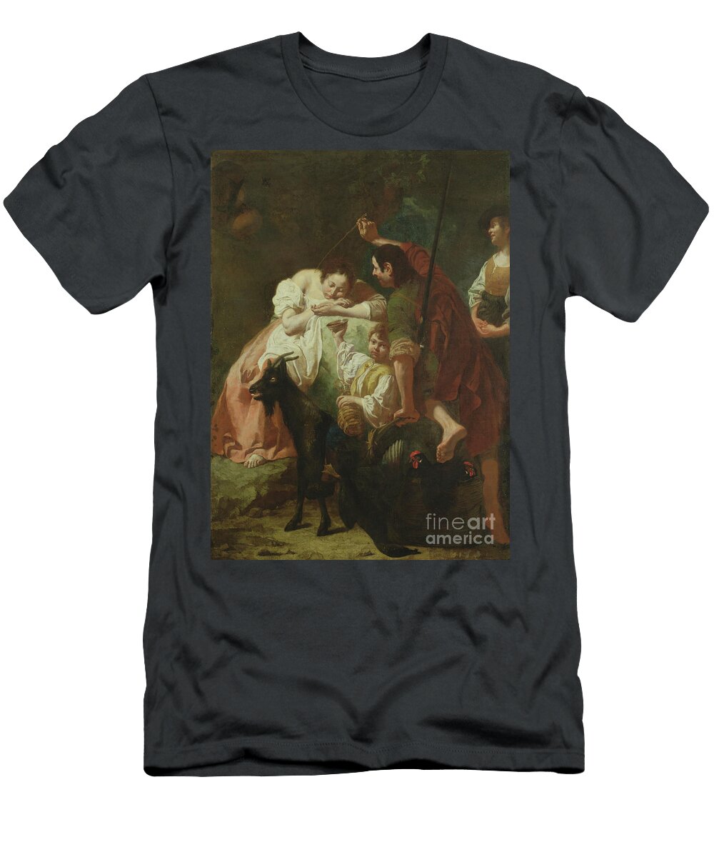 A Sleeping Shepherdess Domenico Maggiotto T-Shirt