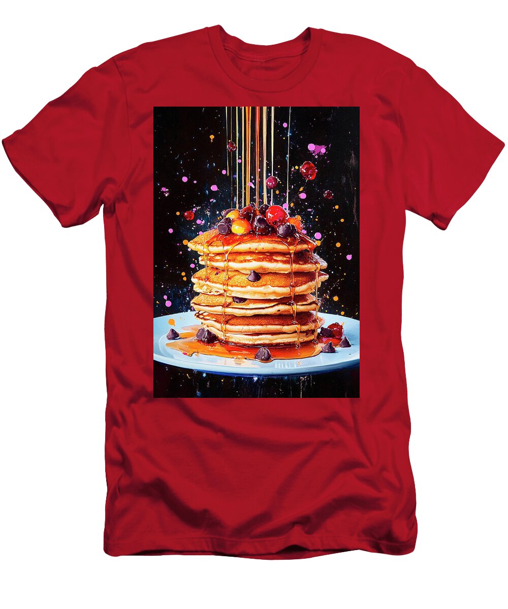 A Stack of Pancakes Sweet and Delicious Merssi Norely T-Shirt