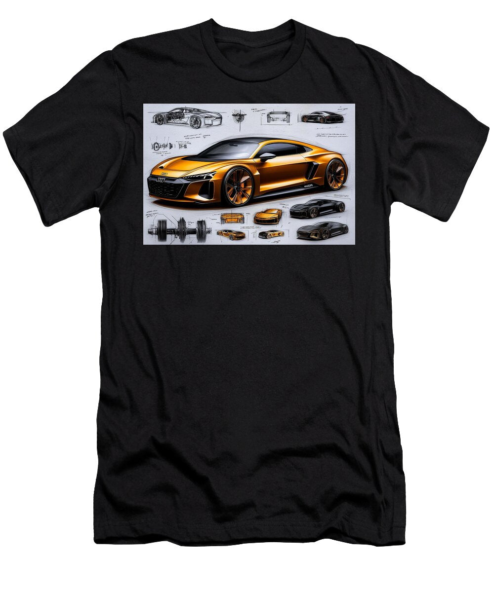A Study in Motion the R8 Gt Frederick Vellani T-Shirt