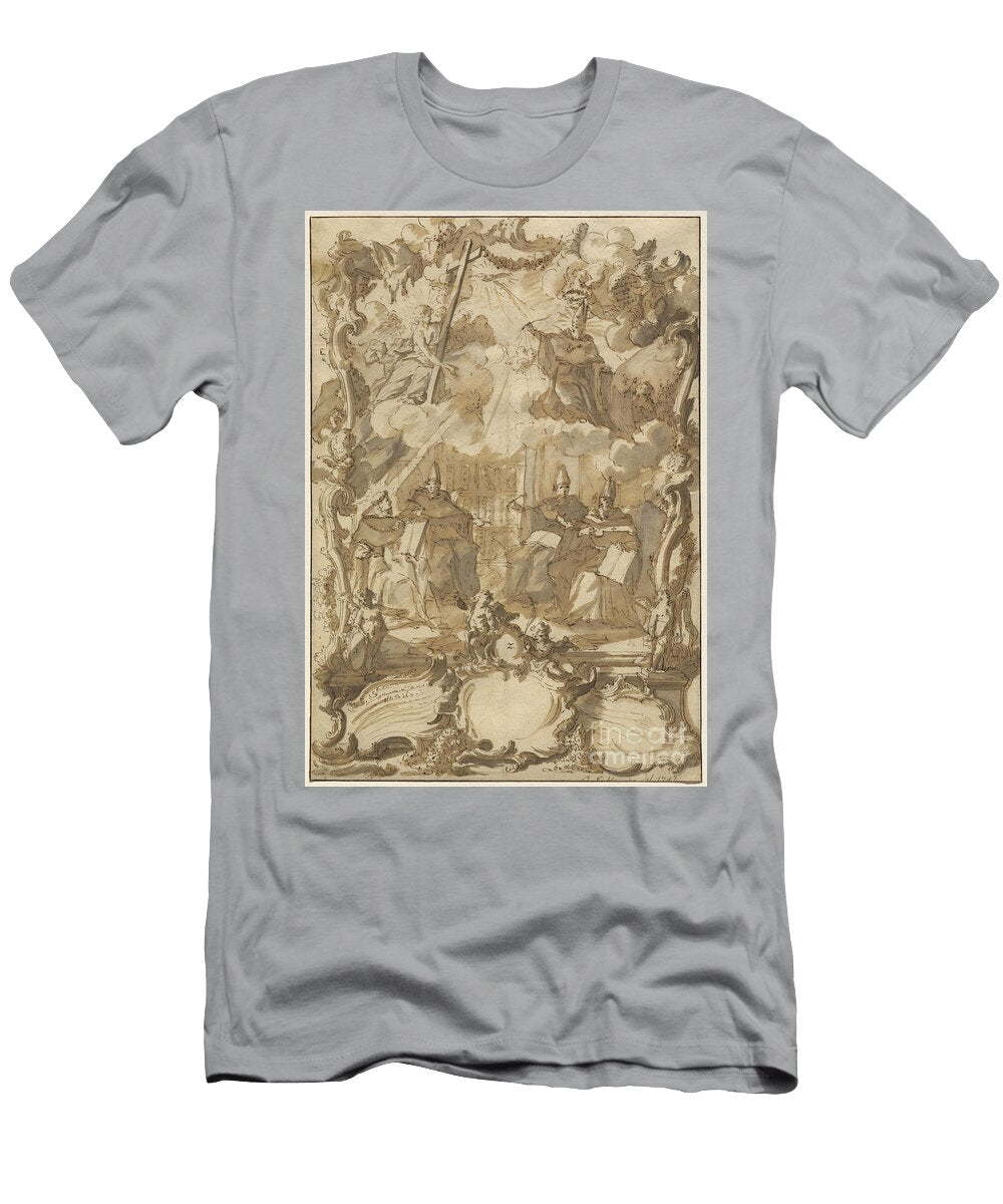 A Thesis Design with Doctors of the Church Gottfried Eichler the Younger T-Shirt