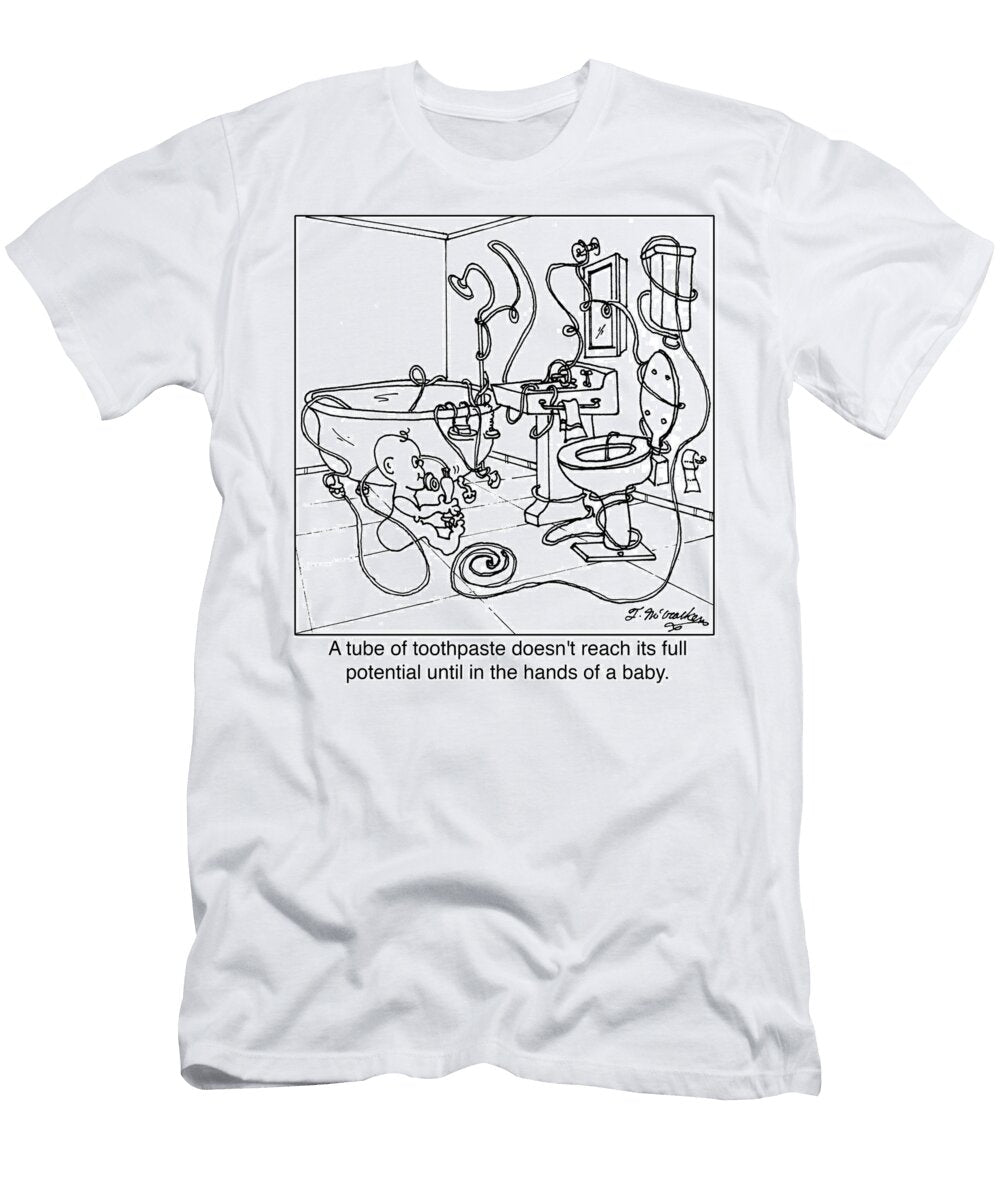 A Tube of Toothpaste Doesnt Reach Its Full Potential Theresa Mccracken T-Shirt