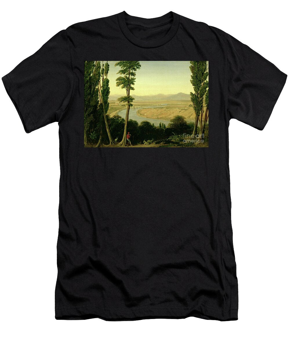 A View of the Tiber and the Roman Campagna From Monte Mario 1829 William Linton T-Shirt