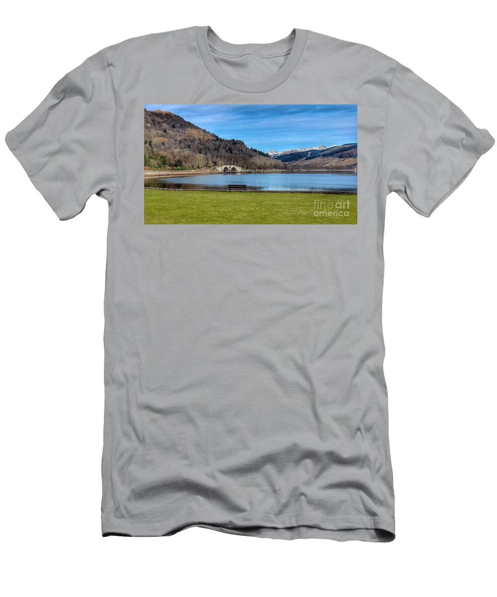 A View Over Loch Fynne At Inverary Joan Violet Stretch T-Shirt
