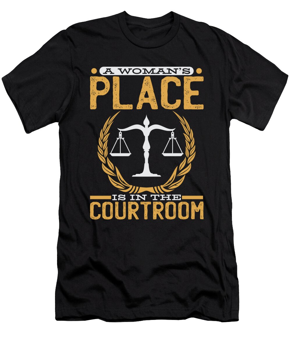 A Womans Place Is in the Room Steven Zimmer T-Shirt