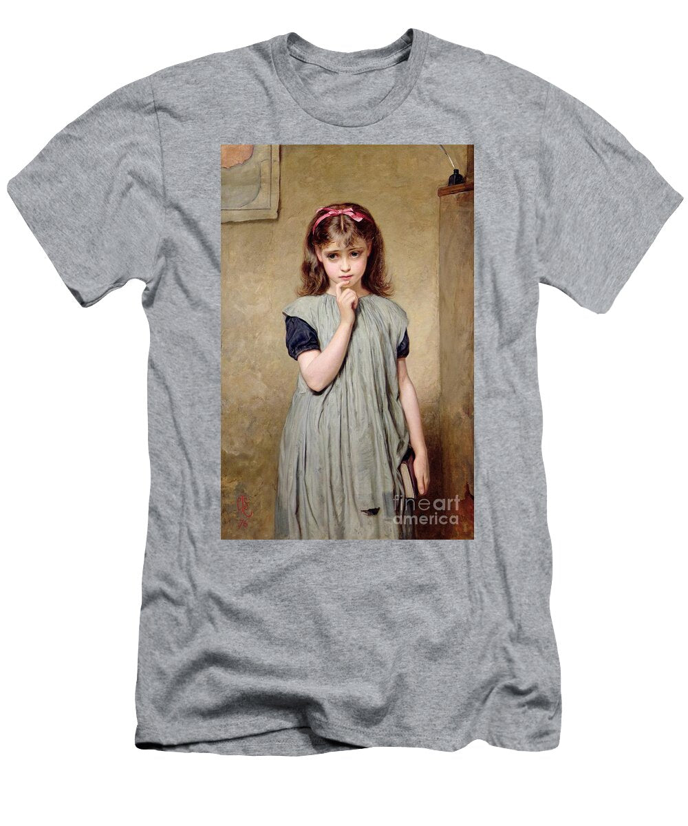 A Young Girl in the Classroom Charles Sillem Lidderdale T-Shirt
