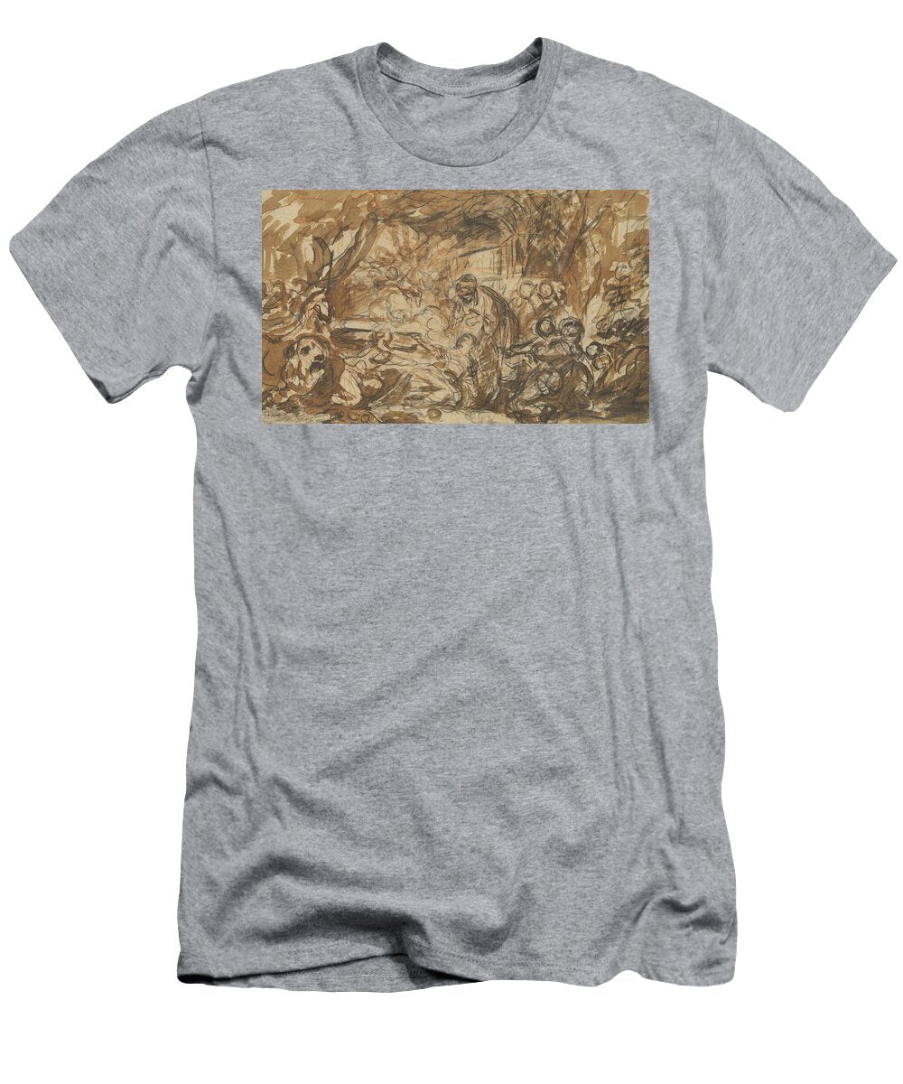 A Young Woman Overcome By Love Recto C Jeanbaptiste Deshays French T-Shirt