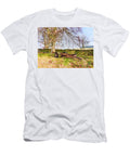 Abandoned Farm Trailer in a Scottish Field Jules Walters T-Shirt