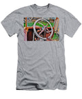 Abandoned Model T Wooden Steering Wheel Console Janice Rae Pariza T-Shirt