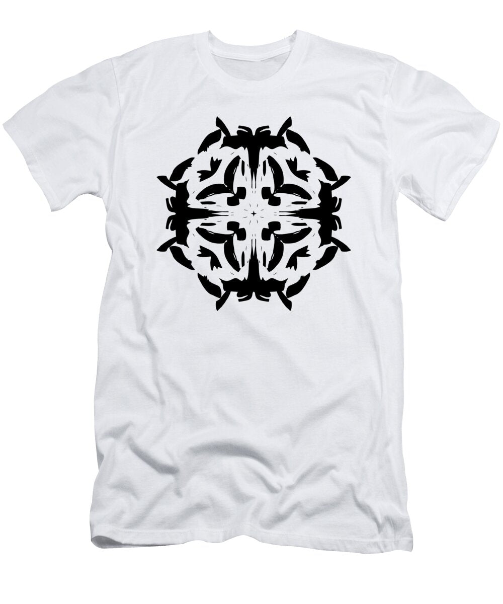 Abstract Black Ink Ariel Guevara T-Shirt