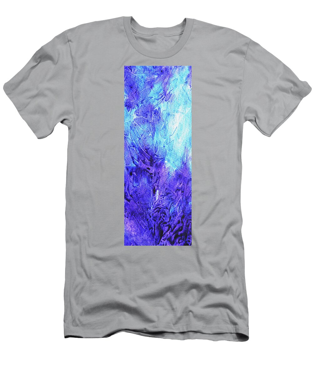 Abstract Cool Frosted Watercolor Ii Irina Sztukowski T-Shirt