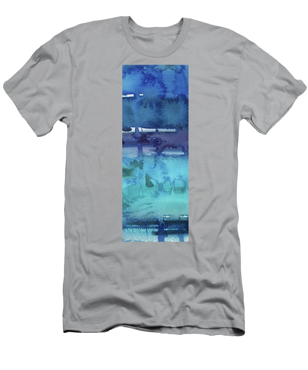 Abstract Cool Watercolor Splash I Irina Sztukowski T-Shirt