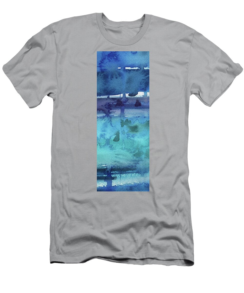 Abstract Cool Watercolor Splash Ii Irina Sztukowski T-Shirt
